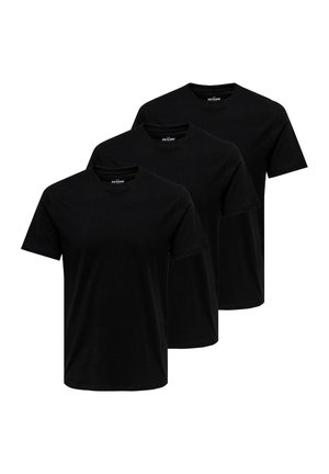 3 PACK - T-paita - schwarz