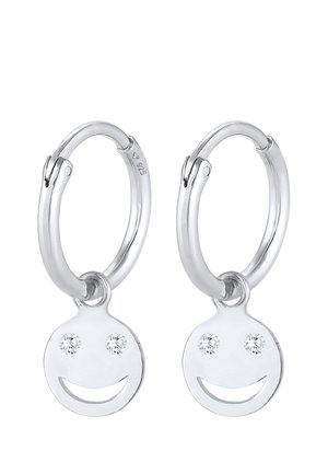 HOOPS HAPPY FACE - Korvakorut - silberfarben