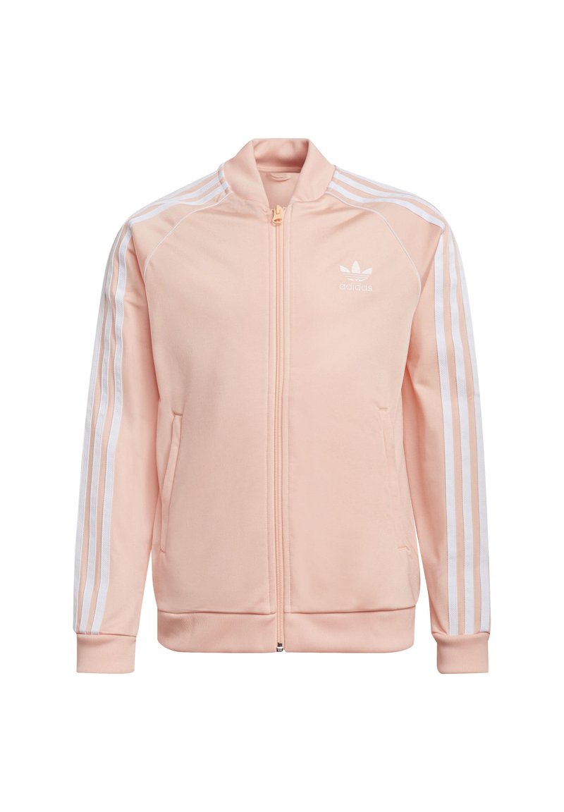 adidas Originals - TRACK UNISEX - Sportovní bunda - haze coral/white, Zvětšit