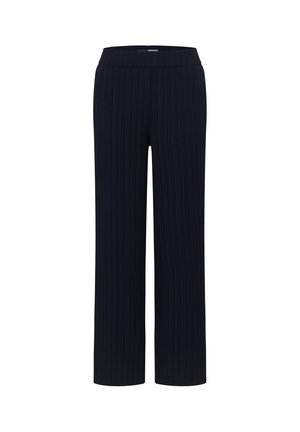 Cecil, WIDE LEG HOSE MIT STRUKTURSTREIFEN - Pantalon classique - urban dark blue