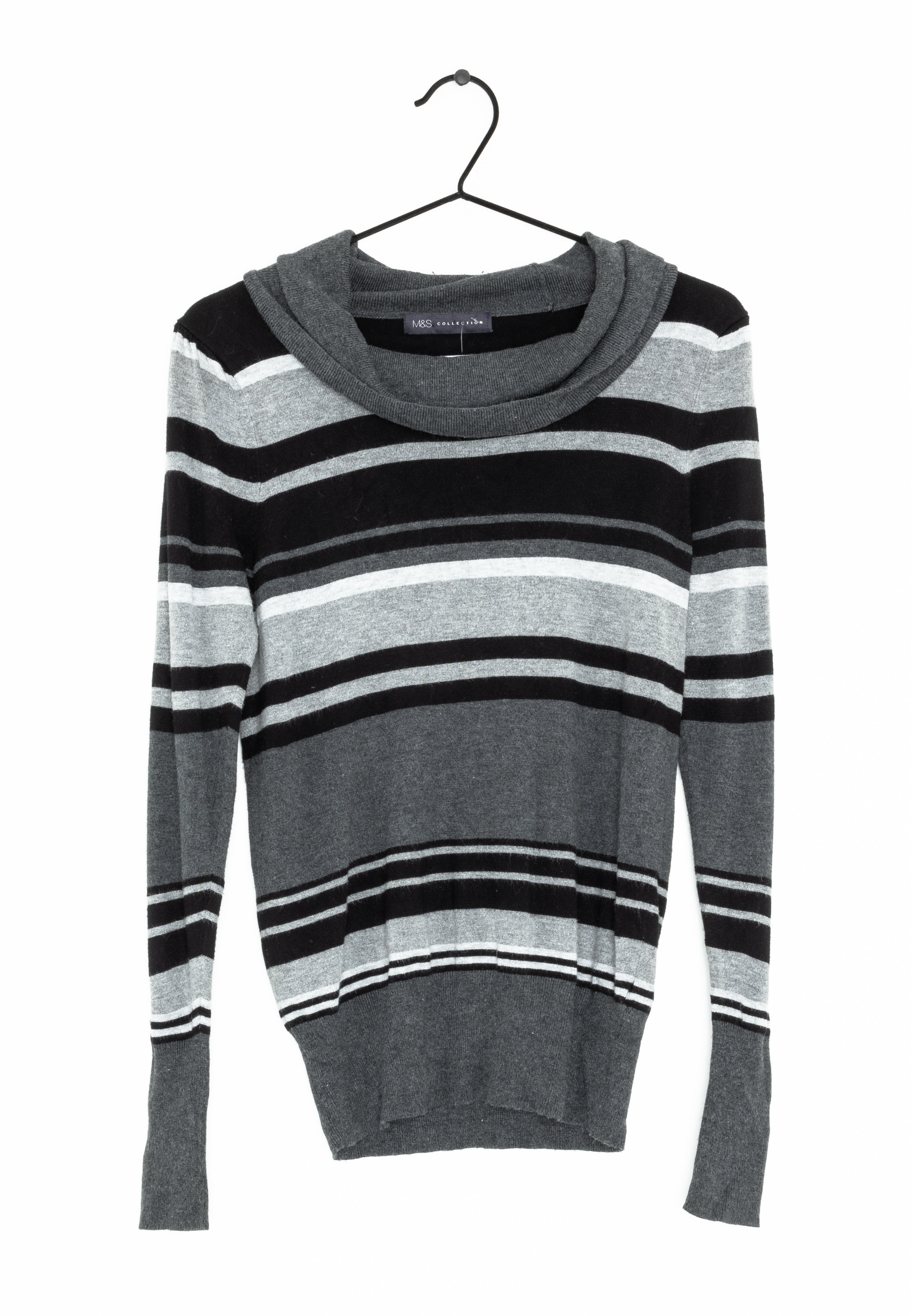 topshop black and white jumper
