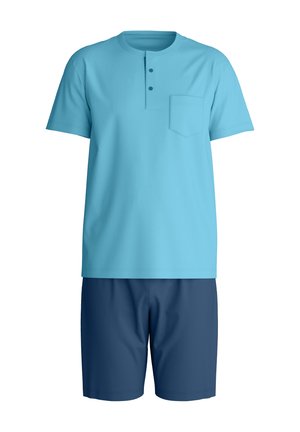 Calida, SUPERLIGHT KURZ SET - Pigiama - retro blue