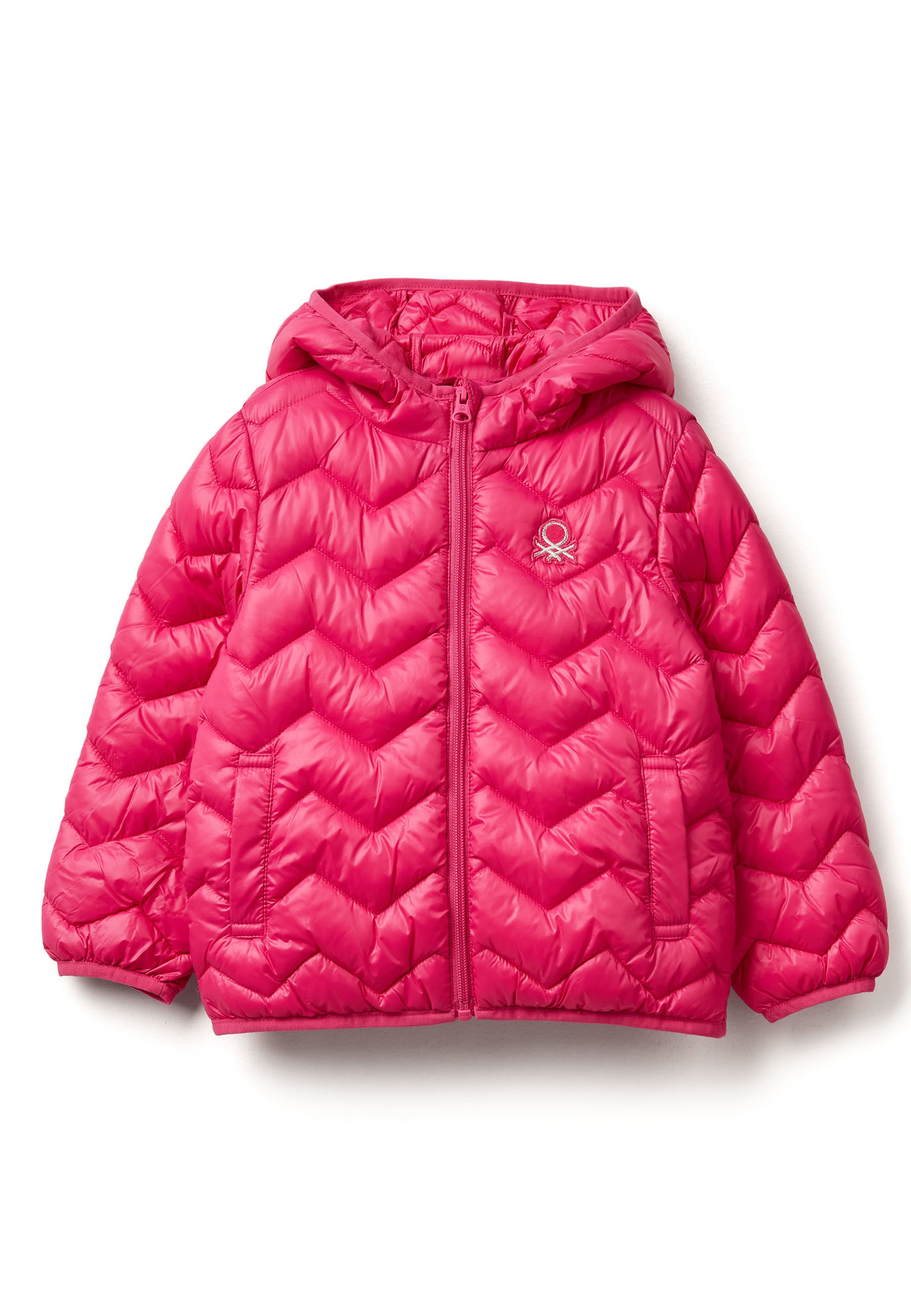 United Colors of Benetton PADDED WITH HOOD Winterjas violet
