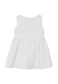 s.Oliver ÄRMELLOSES MIT BLUMENAPPLIKATION - Robe de jour - ecru