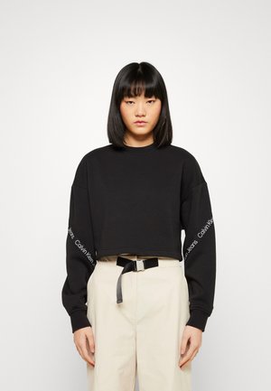 Calvin Klein Jeans LOGO TAPE - Sudadera - ck black