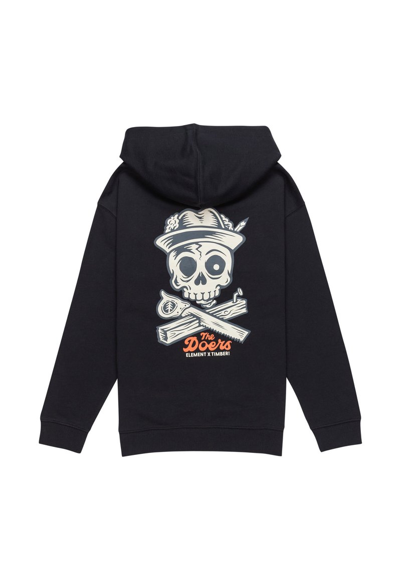 Element TIMBER CROSS CUT Zip-up sweatshirt fbk/black Zalando