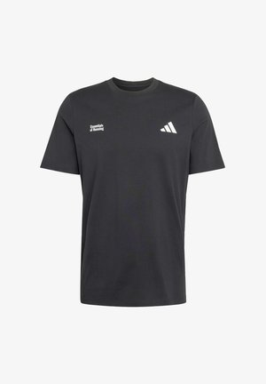 adidas Performance, M RUN ESS G T - T-shirt imprimé - black