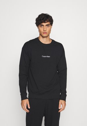 Calvin Klein Underwear SWEATSHIRTS STRUCTURE LOUNGE - Camiseta de pijama - black