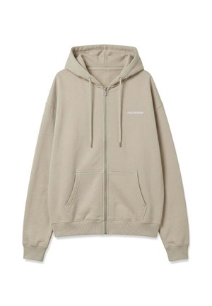Pegador, PEGADOR REGULAR SWEAT JACKE LOGO - Sweater met rits - beige