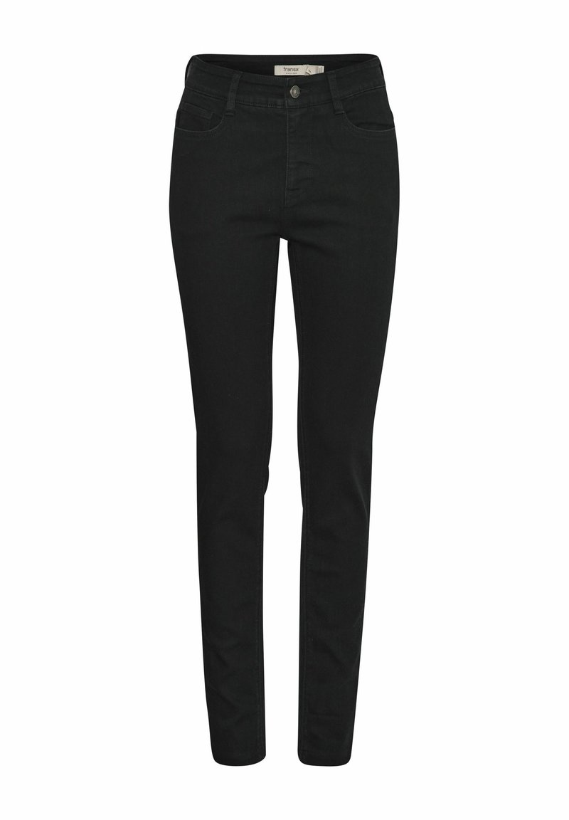 Fransa Slim fit jeans zwart