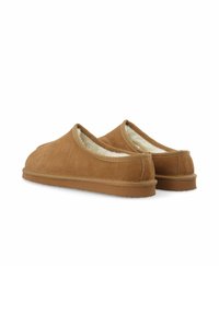 Bianco BIASNOWMAN - Pantofole - cognac