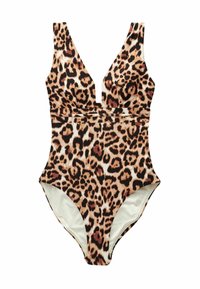 TAN SPOT PLUNGE - Kupaći kostim - animal