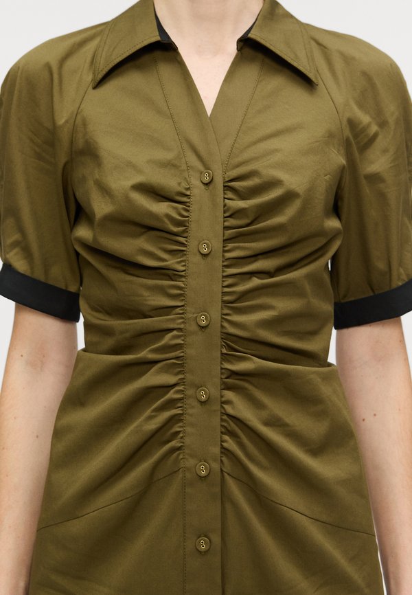 SHESKITA DRESS - Shirt dress - dark olive3