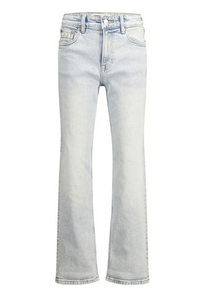 Straight leg jeans - bleached denim