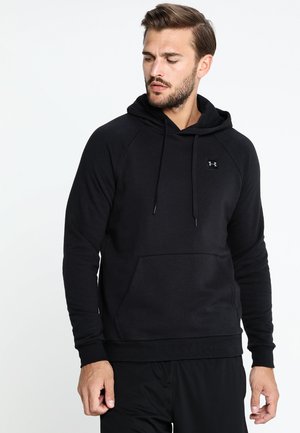 Under Armour RIVAL HOODY - Sweat à capuche - black/black