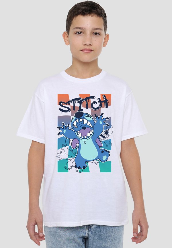 STITCH CHECKERED OUTLINE - T-Shirt print