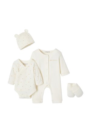 SET FÜR 4 TEILE - Baby gifts - wollweiß