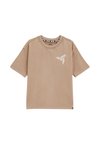 SALTY DOGS - T-shirt med print - light brown