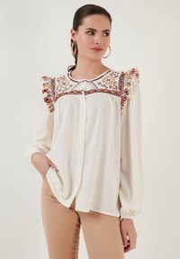 LELA - REGULAR FIT - Blouse - ecru Miniatuurafbeelding 1