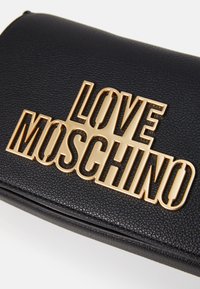 Love Moschino CUT OUT LOGO - Borsa a mano - nero
