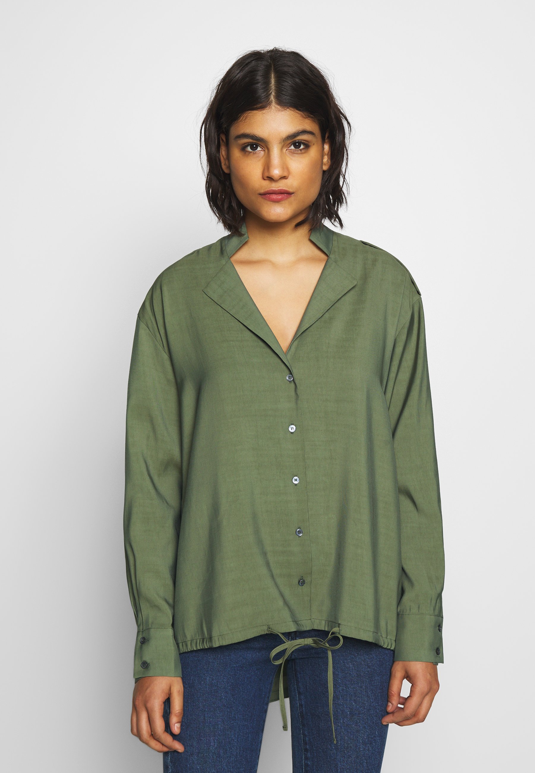 Black Friday 2020 | Mote på tilbud hos Zalando.no Denham HARPER WRAP - Bluser - khaki