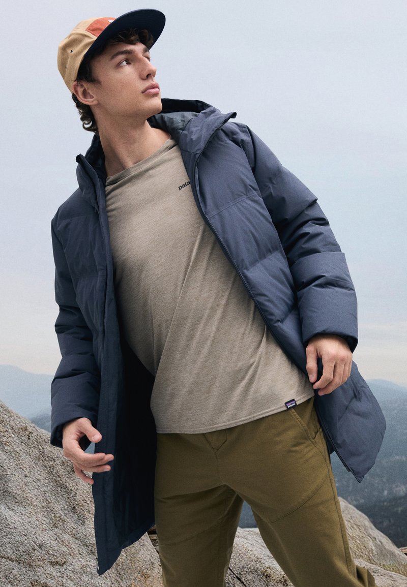 Patagonia JACKSON GLACIER PARKA - Kaput ispunjen paperjem - smolder blue