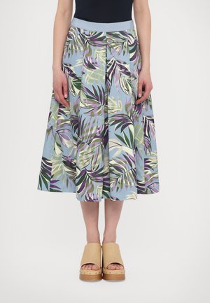 RISATA - A-line skirt - light blue
