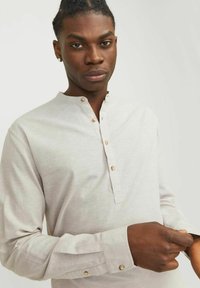 Jack & Jones SUMMER HALF PLACKET  - Camicia - crockery
