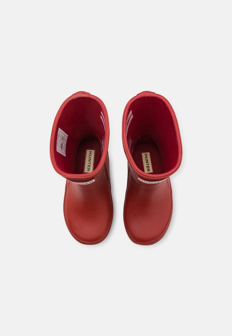 toddler hunter boots red