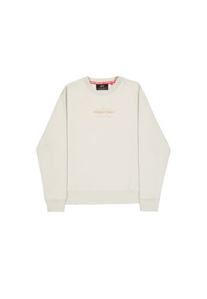 Alpha Industries, FOAM ML SWEATSHIRT - Sudadera - stone