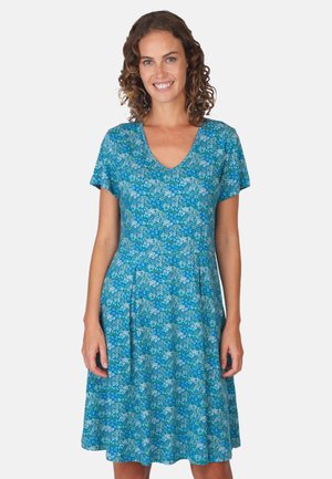 Sorgenfri Sylt NELLY SUMMER MEADOW - Jersey dress - lapis