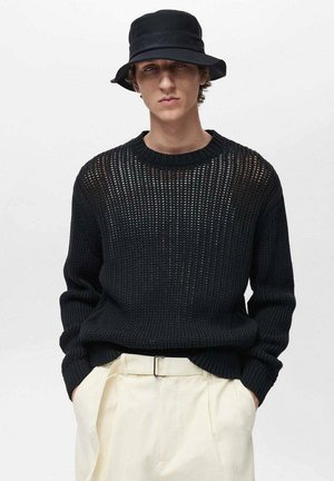 Mango FOX - Strickpullover - noir