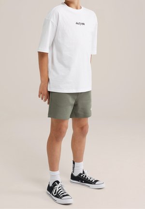 WE Fashion, Pantalon de survêtement - dark green