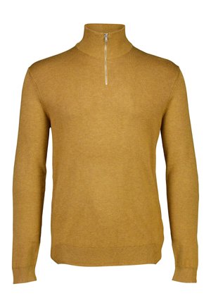 HALF ZIP L/S - Maglione - lt grey mix