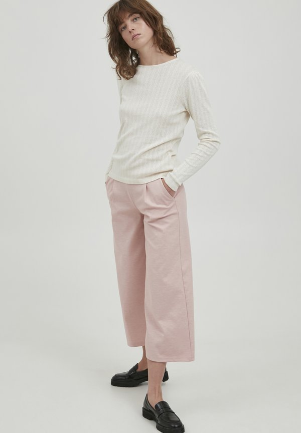 KATE SUS WIDE - Trousers - rose smoke3