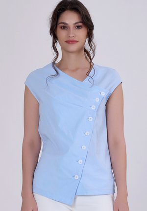 À PLIS - Blouse - bleu clair