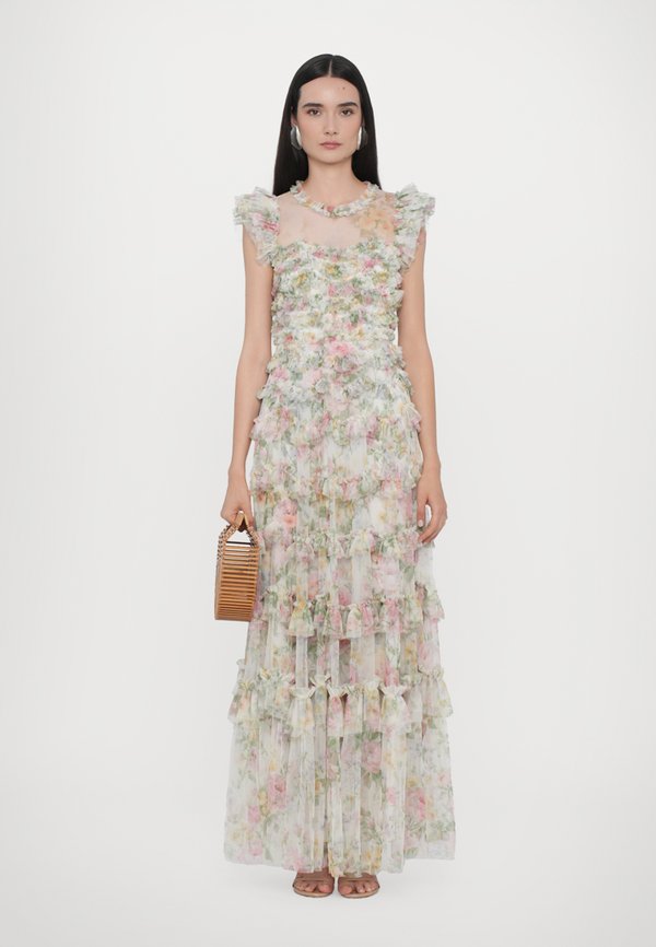 POMPADOUR GARDEN ROUND NECK GOWN - Maxi dress - moonshine2