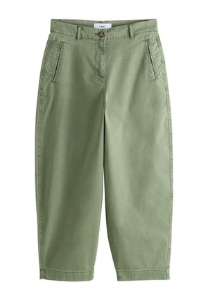 Next, CHINO BARREL LEG - Bukser - khaki green