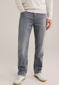 WE Fashion BLUE RIDGE - Vaqueros rectos - grey