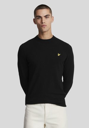 BLEND CREW NECK - Neule - jet black marl