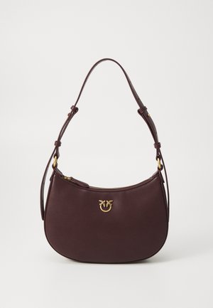 HALF MOON MINI - Handbag - catawba grape-antique gold