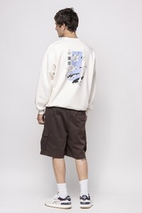 Kaotiko CREW KOI UNISEX - Sweatshirt - ivory