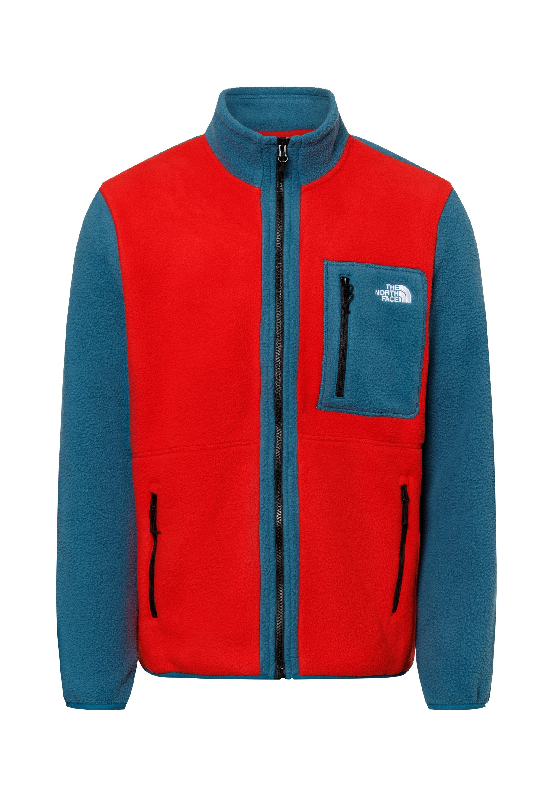 The North Face YUMIORI Fleece jacket blau rot/blue Zalando