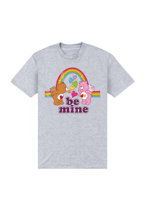 CARE BEARS VALENTINES BE MINE - Camiseta estampada - heather grey