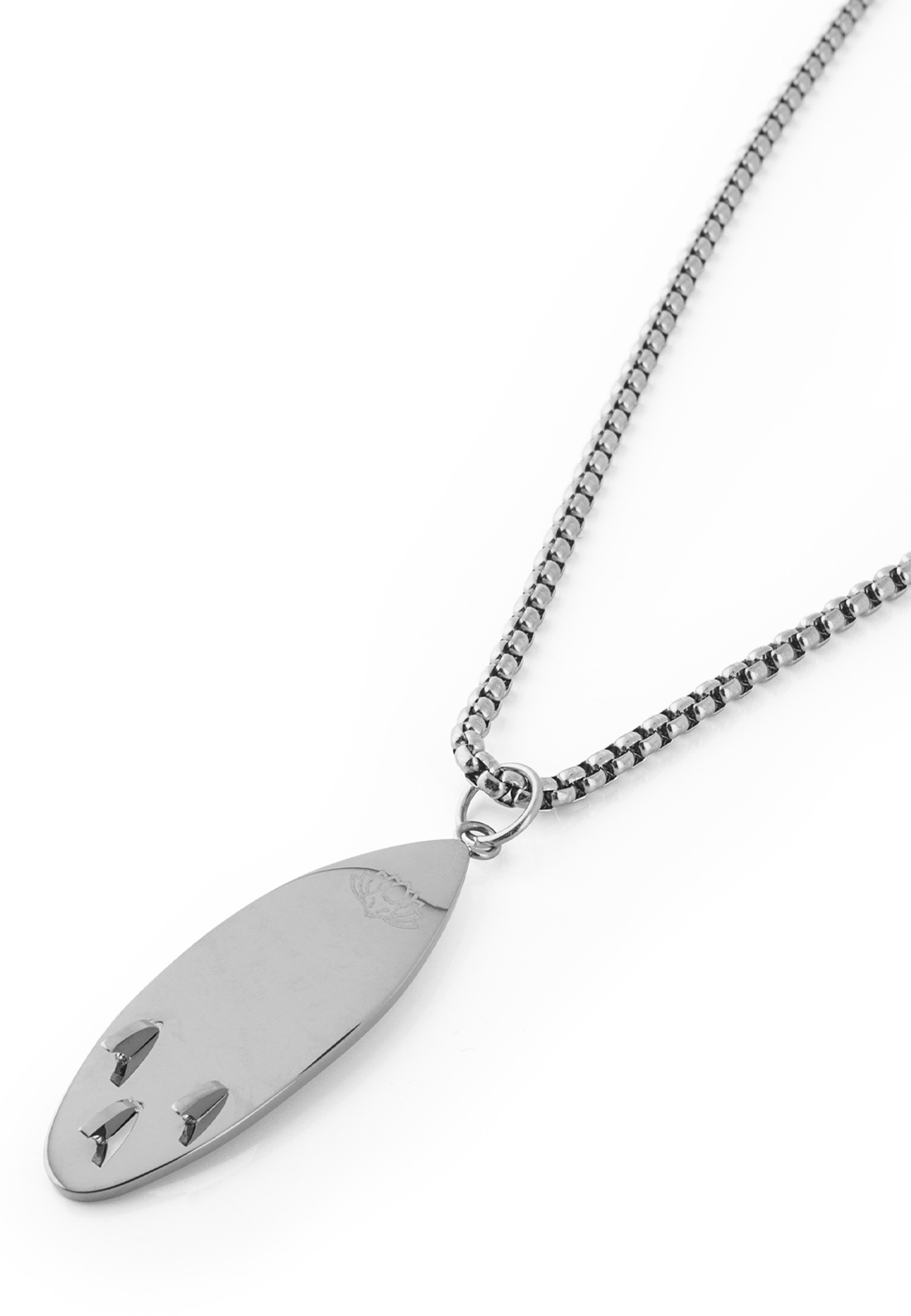 Akitsune NALU SURF BOARD - Necklace - silver coloured/silver
