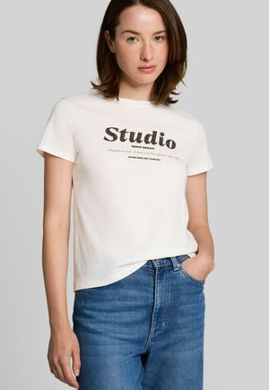 TOM TAILOR DENIM TOM TAILOR DENIM T-SHIRT T-SHIRT MIT PRINT - T-shirt print - off white