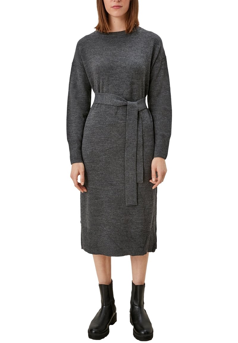 Damen Freizeitkleider | s.Oliver Strickkleid charcoal melange/dunkelgrau-meliert - FR31211 Damen Freizeitkleider | s.Oliver Strickkleid charcoal melange/dunkelgrau-meliert - FR31211
