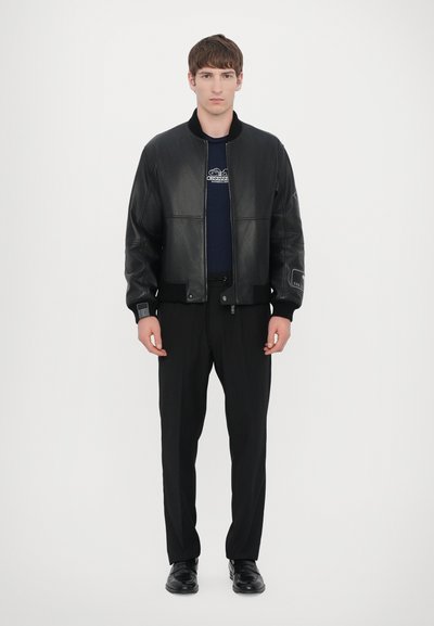 Iceberg GIUBBOTTO PELLE - Lederjacke - nero