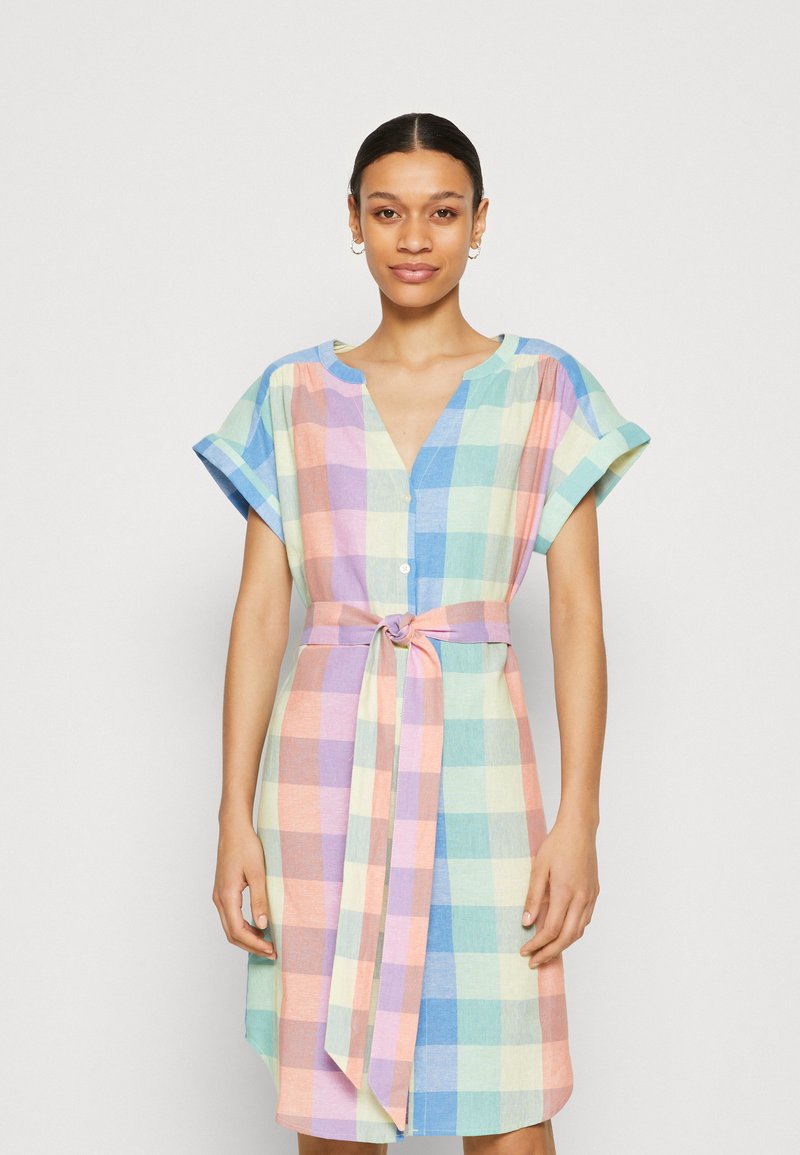 GAP MIDI SHIRT DRESS Shirt dress multicoloured/multicoloured