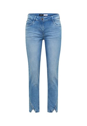 Cecil, STRAIGHT LEG JEANS WITH RIVETING DETAILS - Jean droit - light blue washed